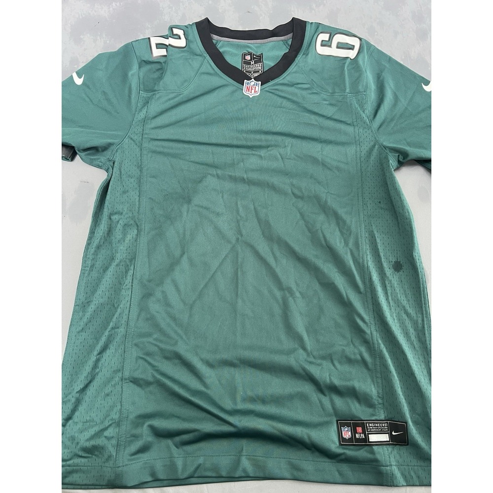 Nike NFL On Field Philadelphia‎ Eagles Jersey Green #62 Medium Blank Back